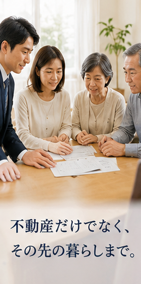 不動産だけでなくその先の暮らしまで